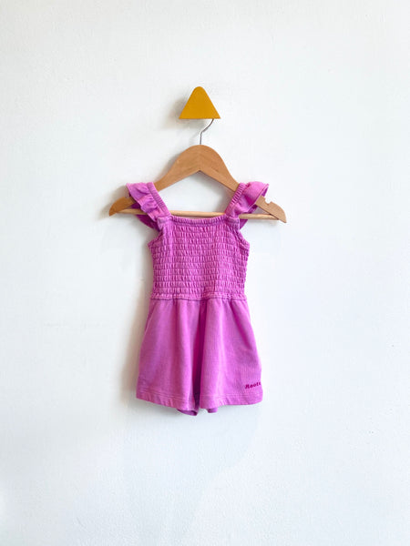 Roots Smocked Romper (6-12M)