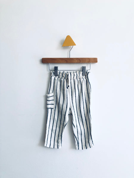 Zara Striped Lightweight Pants (6-9M)