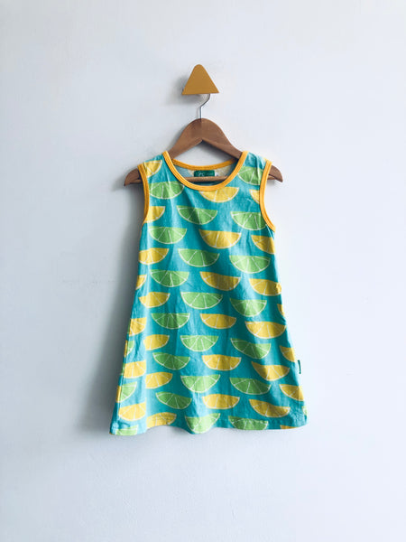 Naperonuttu Lemon and Lime Slice Dress (4-5Y)