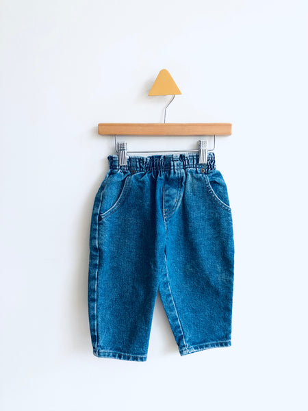 Woodland Vintage Elastic Waist Jeans (12M)