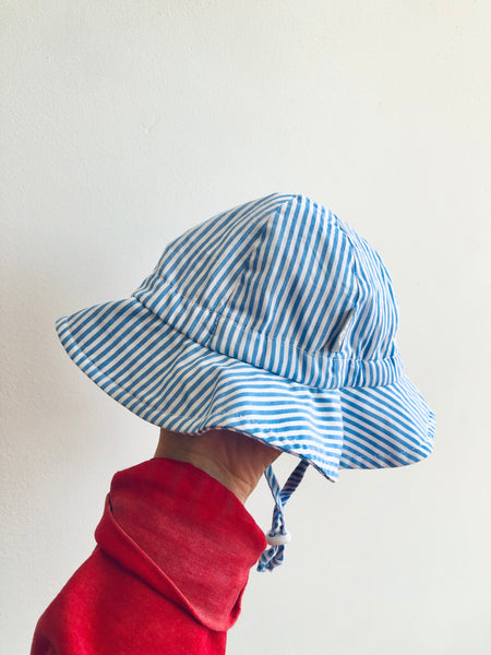Jan & Jul Striped Sun Hat (0-6M)