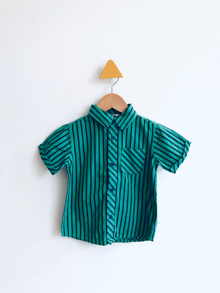 Vintage Beebay Striped Shirt (18-24M)