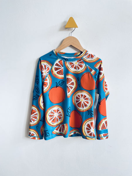 Tea Orange Slice Rashguard (10Y)