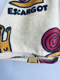 Hugo Loves Tiki REALLY LOVED Escargot Terry Shorts (purple mark on hem) (8Y)