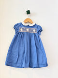 Mini Boden Smocked Sheep Dress (18-24M)