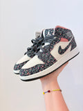 Nike Air Jordan Floral Mid Sneakers (5 Kid)
