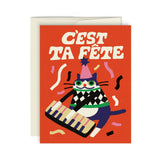 CHAT FESTIF — Greeting Card