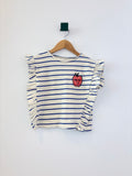 Zara REALLY LOVED Embroidered Apple Top (2 small marks( (4-5Y)