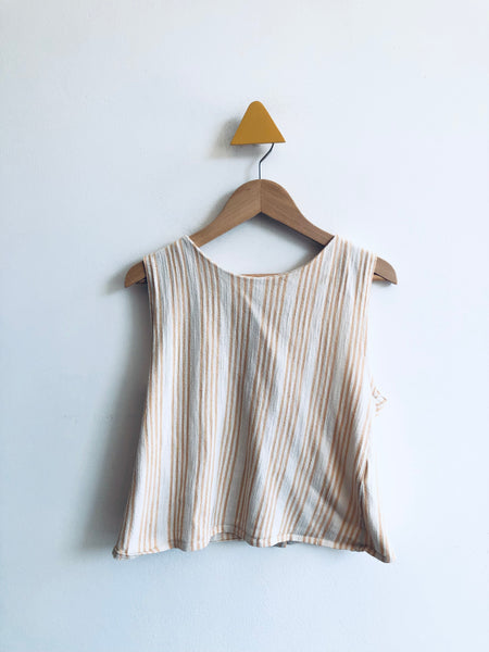 Zara Striped Buttons on Back Top (11-12Y)
