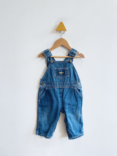 OshKosh B’Gosh Vintage Denim Overalls (12M)
