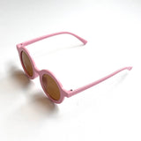 Retro Round Toddler Kids Sunglasses Lilac