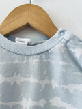 Indigo Shibori Style Sweatshirt (light marking near collar) (12-18M)