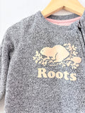 Roots Logo Romper (some discolouration on logo) (6-12M)