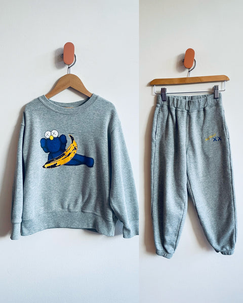 Uniqlo Andy Warhol x Kaws Jogging Suit (5-6Y)