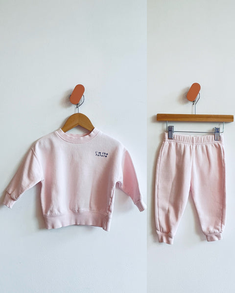 The Littlest I'm The Future Jogging Suit (6-12M)