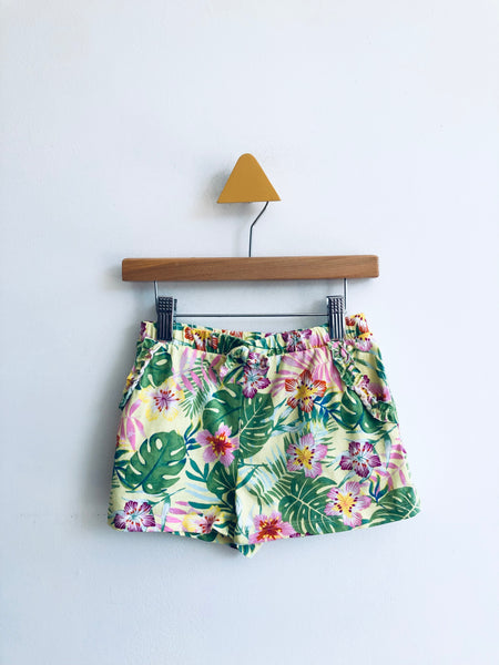 H&M Floral Cotton Shorts (4-6Y)