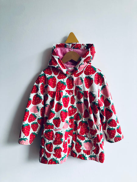 Hatley Terry Lined Strawberry Raincoat (4Y)
