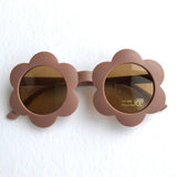 Sunglasses daisy shape - matt pastel finish: Mauve