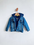 Steiff Hoodie Lined Bear Jean Jacket (18M)