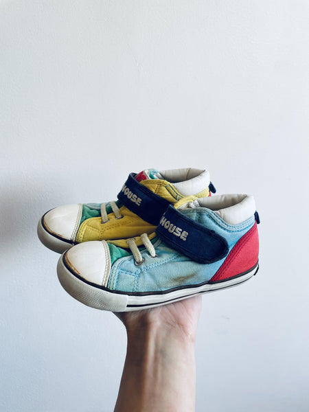 Miki House Colour Block Sneakers (scuffs) (10/11 Toddler)