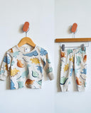 H&M Dinosaur Set (small marking on top and pant leg) (2-4M)