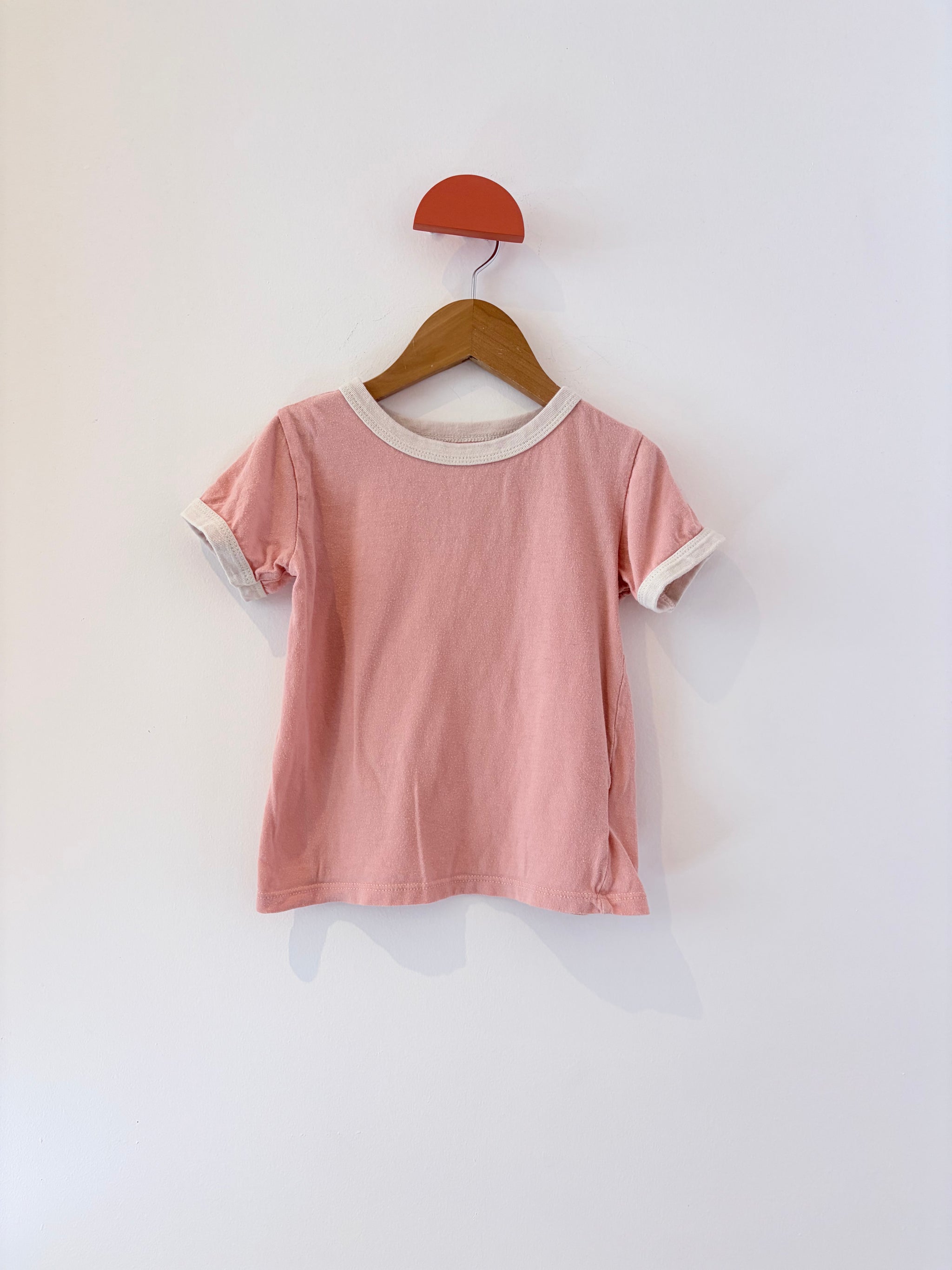 Ringer Tee - Peach // 3-4Y – TOKKI