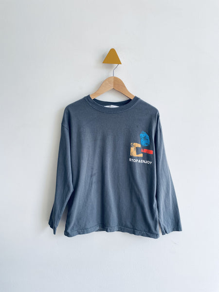 Zara Stop & Enjoy Top (oil marks on front) (9Y)