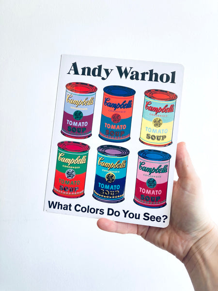 Andy Warhol What Colours Do You See Book
