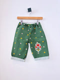 Handmade By Tokki Floral Folk Art Pants (12-24M)