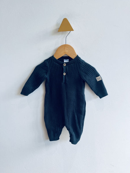 Carter's Ribbed Romper (0M)