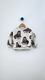Zara Walrus Sweatshirt  (faded bluish marks) (3Y)