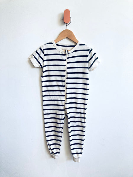 Mini Mioche Organic Cotton Striped Romper (3Y)