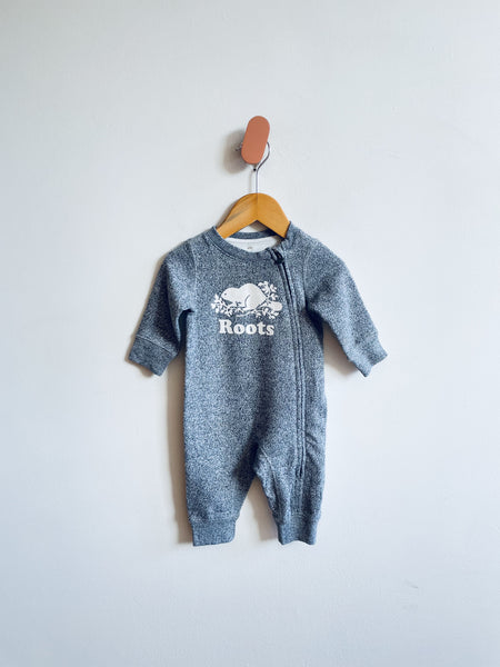 Roots Logo Romper (0-3M)