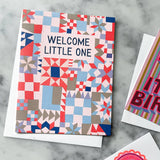 Welcome Little One Baby Quilt Note Card