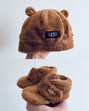 Ugg Hat & Booties Set (0-6M)