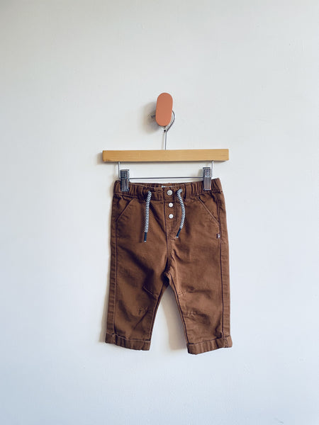 Obaibi Button & Drawstring Pants (12M)