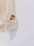 H&M Linen Blend Embroidered Shir (8Y)