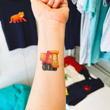 Construction Trucks - Temporary Tattoos