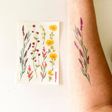 Delicate Flowers - Temporary Tattoos