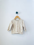 Rabbit & Bear REALLY LOVED Organic Cotton Floral Jogging Suit (faded marks on pants, highlighter on top & sleeve) (18M)