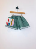 Handmade by Tokki Patchwork Pocket Reversible Shorts (3-4Y)