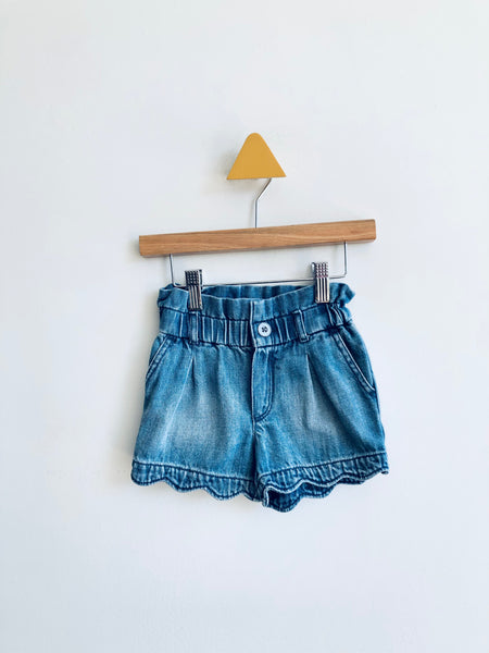 Gap Paperbag Waist Soft Denim Jean Shorts (18-24M)