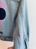Zara Minnie Mouse Jean Jacket (pink mark on back sleeve) (12-18M)