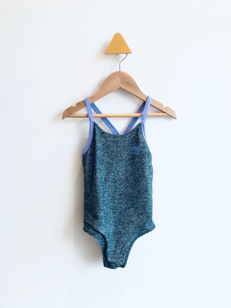 Roots Logo Swimsuit (3Y)