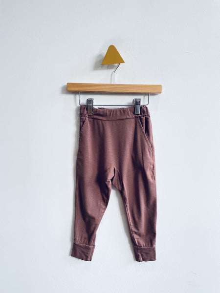 Mini Mioche Bamboo Jersey Joggers - Cocoa (1-2Y)
