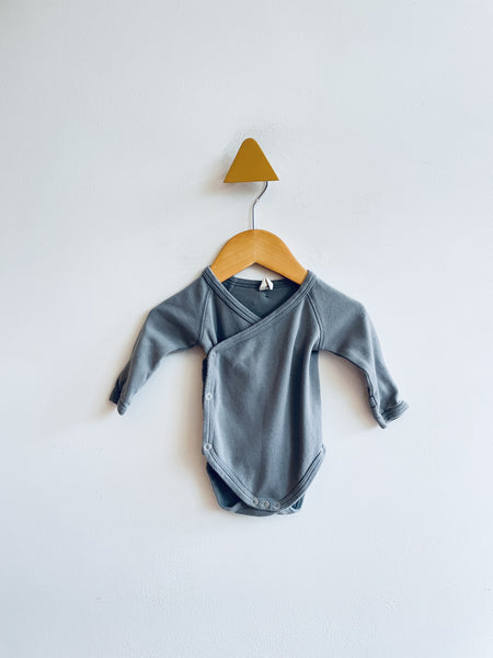 Quincy Mae Wrap Onesie (0M)
