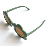 Sunglasses daisy shape - matt pastel finish: Mauve