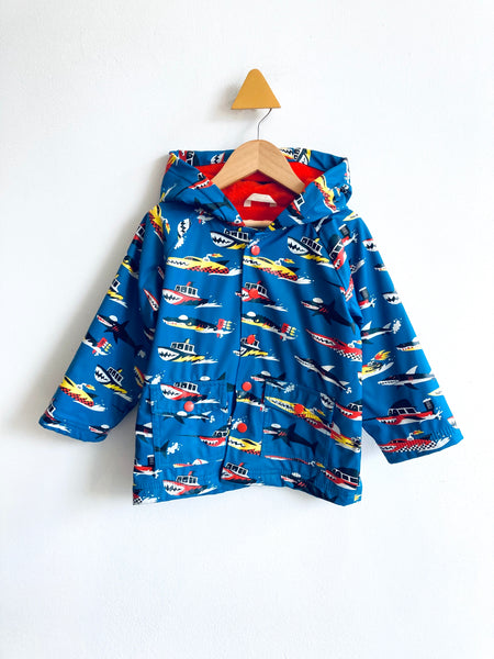 Hatley Terry-Lined Speed-Boat Raincoat (3Y)