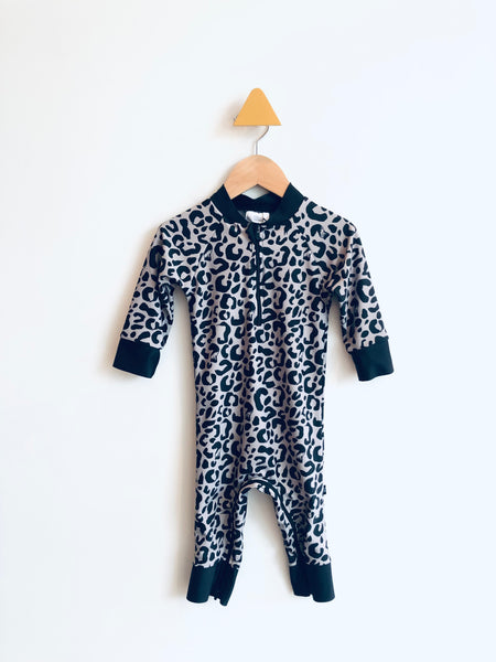Honeysuckle Swim Company Leopard Print Sun Suit (12-18M)