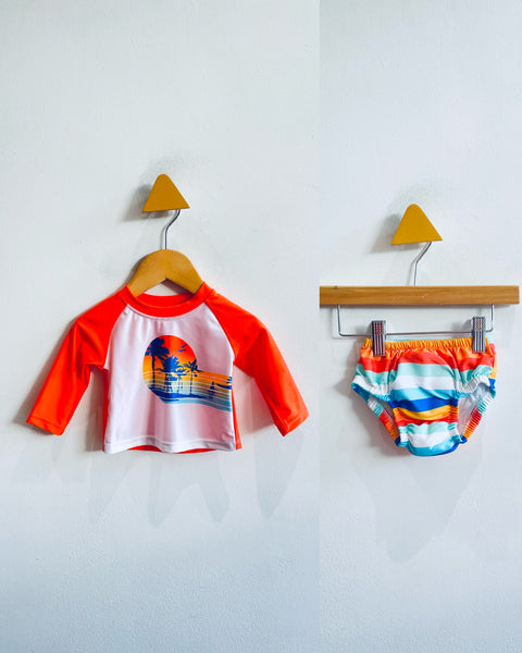 George Rainbow Swim Set (3-6M)